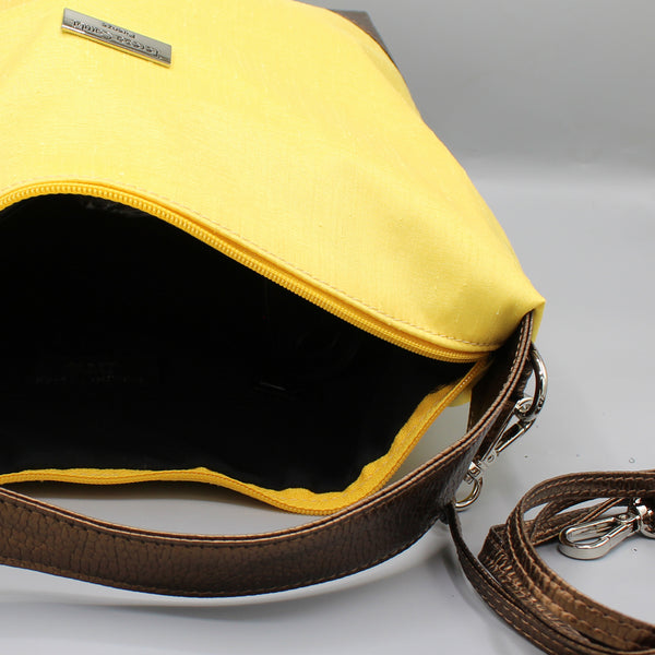 Borsa Teresa Cambi ART k23 Shantung Gialla