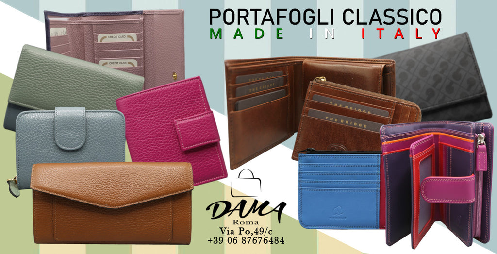 Portafogli classico made in Italy